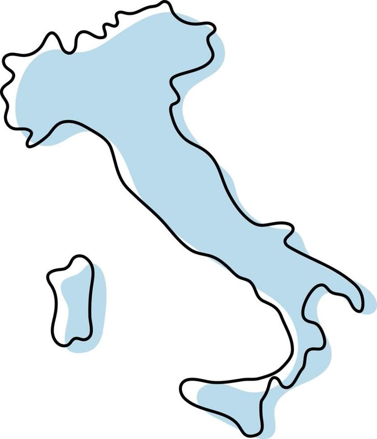 Cartina d'Italia con le tappe di Vincenzo